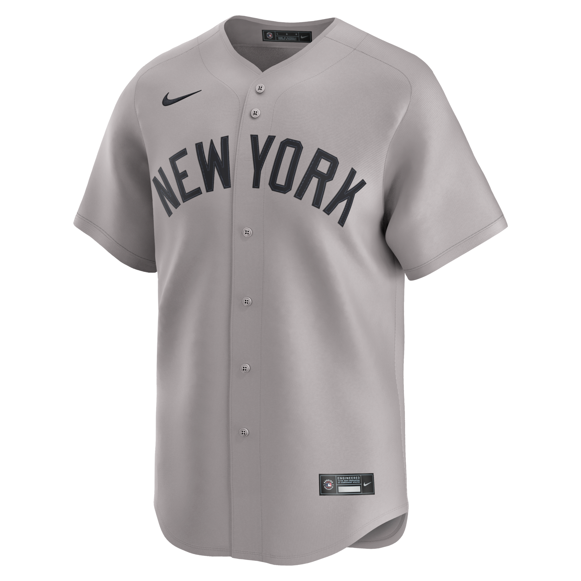 New York Yankees Cody Bellinger Nike Gray Road Limited Player Jersey