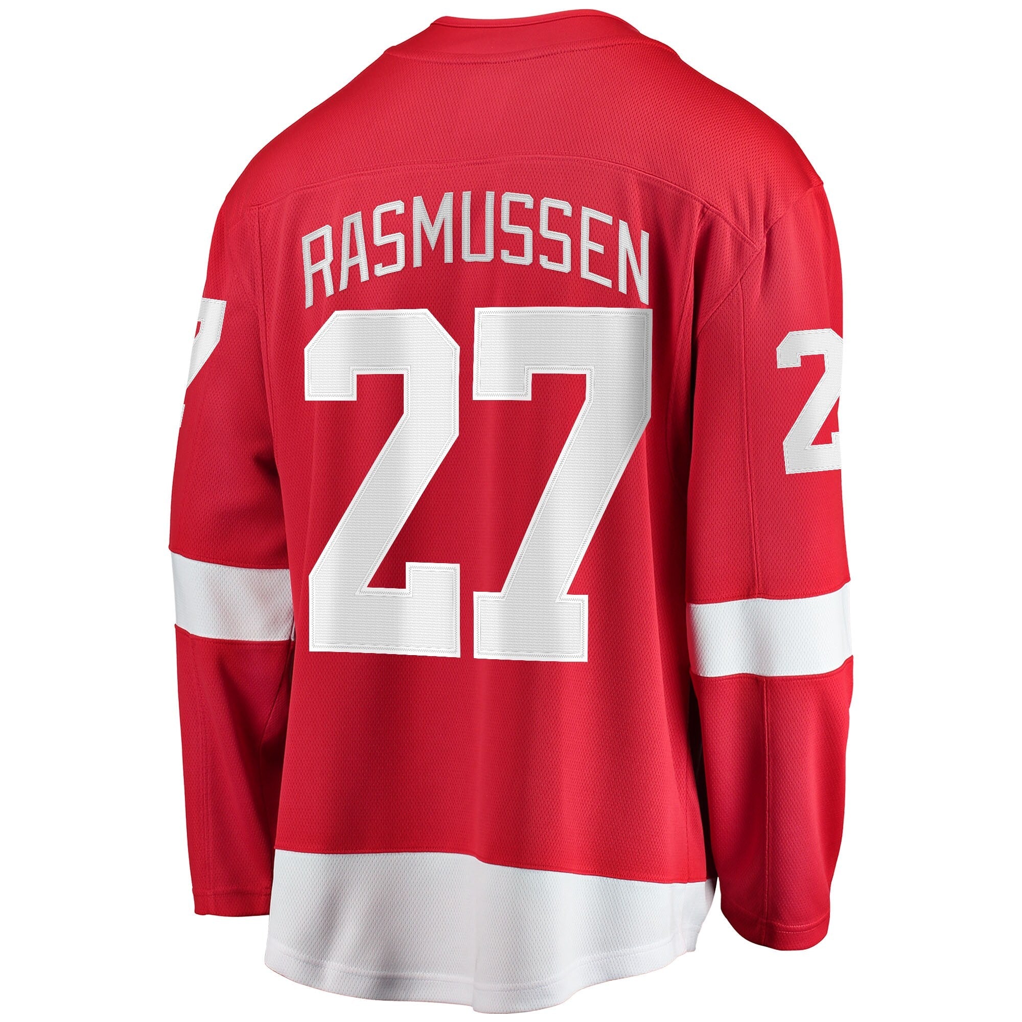 Detroit Red Wings Michael Rasmussen Fanatics Red Home Breakaway Player Jersey