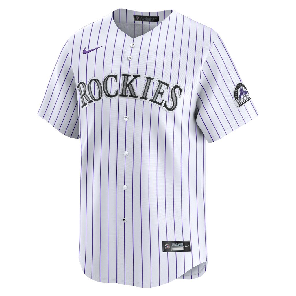 Colorado Rockies Nike White Home Limited Jersey