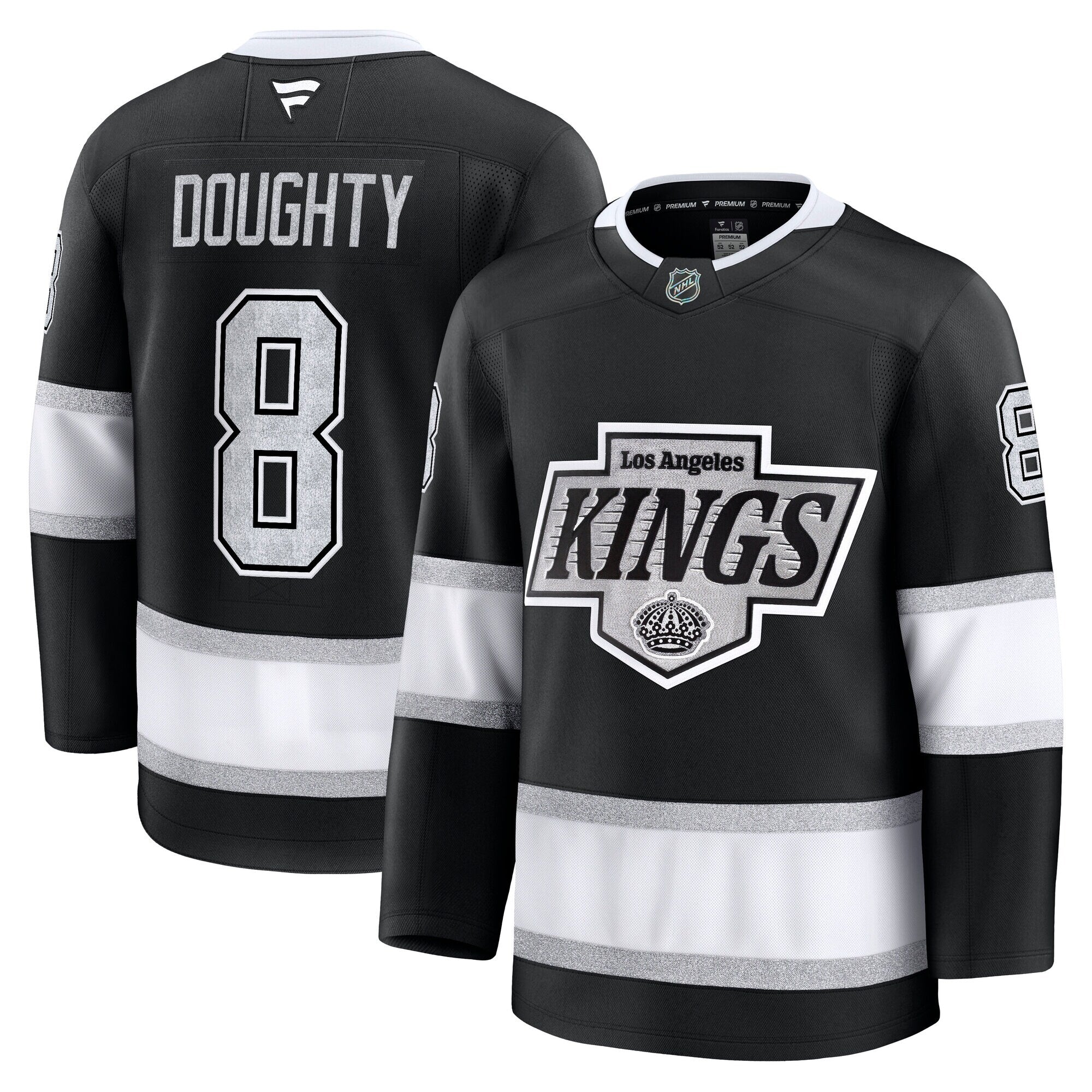 Los Angeles Kings Drew Doughty Fanatics Black Home Premium Jersey