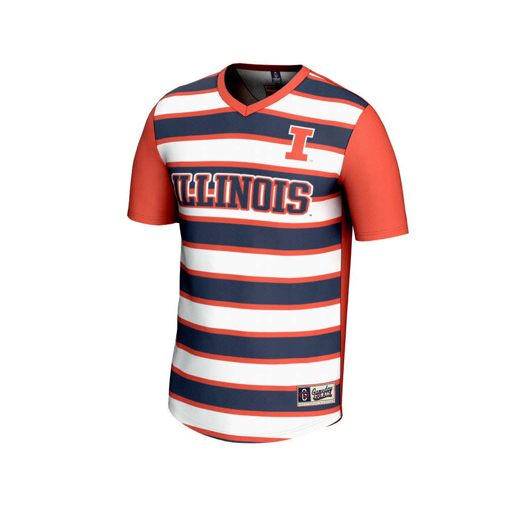 GameDay Greats #1 Orange Illinois Fighting Illini Lightweight Soccer Fashion Jersey