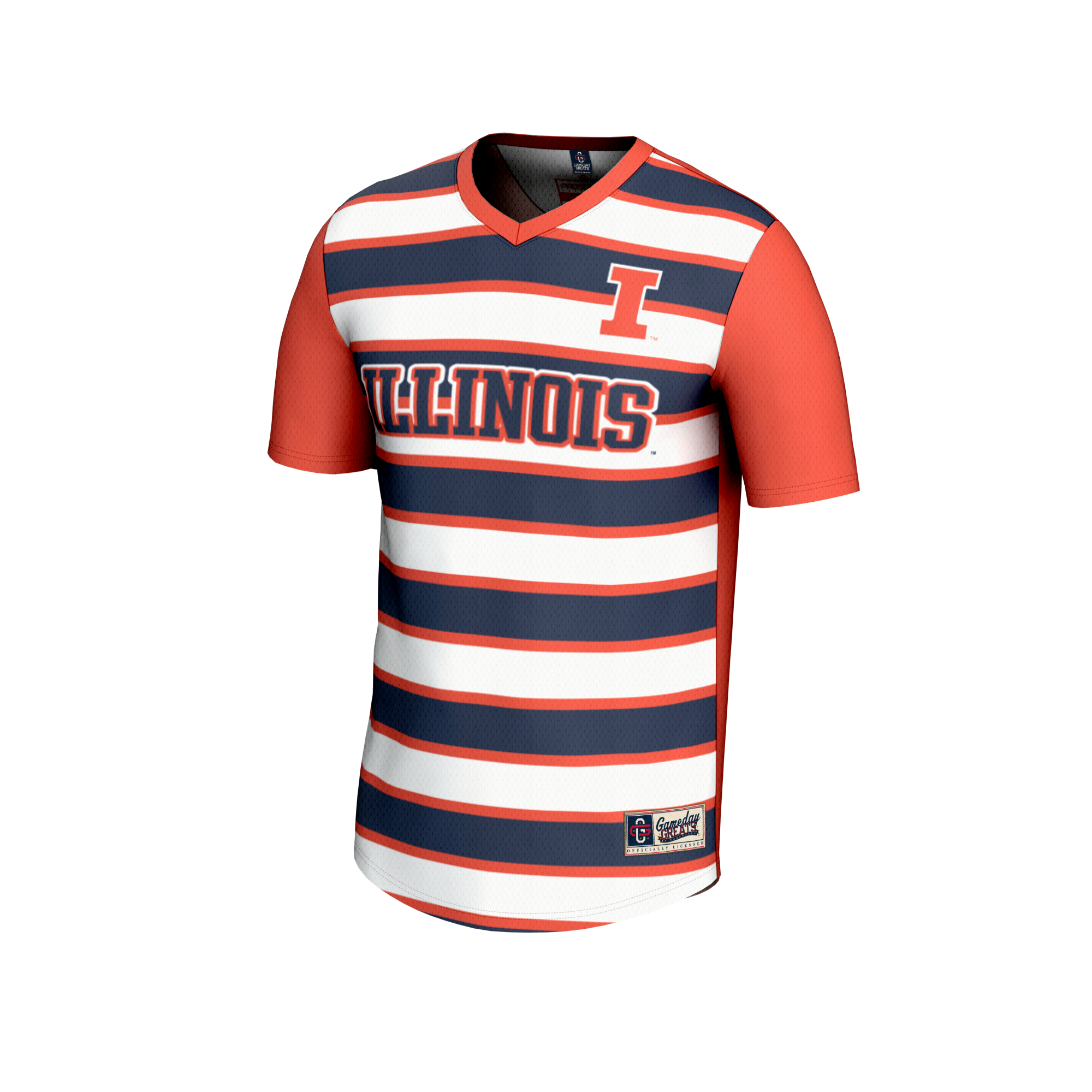 GameDay Greats #1 Orange Illinois Fighting Illini Lightweight Soccer Fashion Jersey