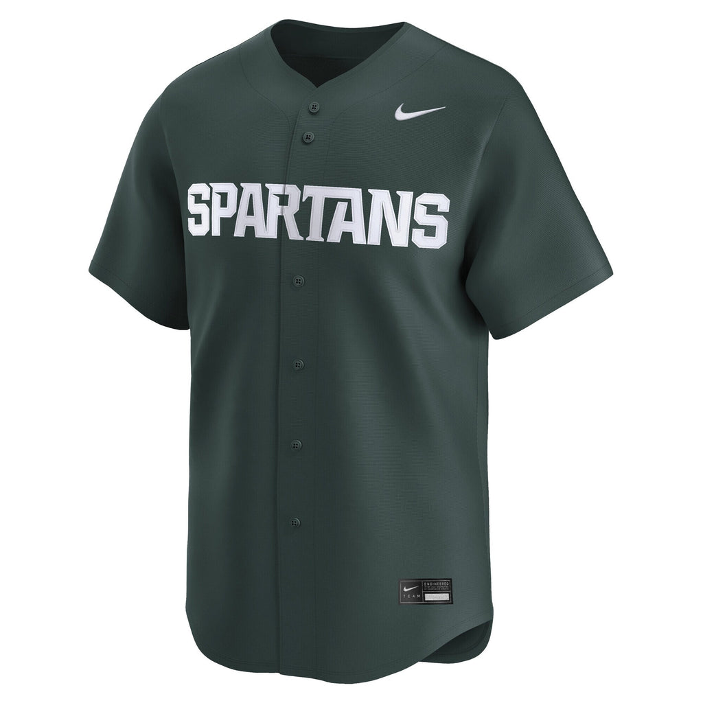 Nike Green Michigan State Spartans Baseball Limited Jersey