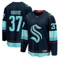 Seattle Kraken Yanni Gourde Fanatics Deep Sea Blue Home Breakaway Player Jersey
