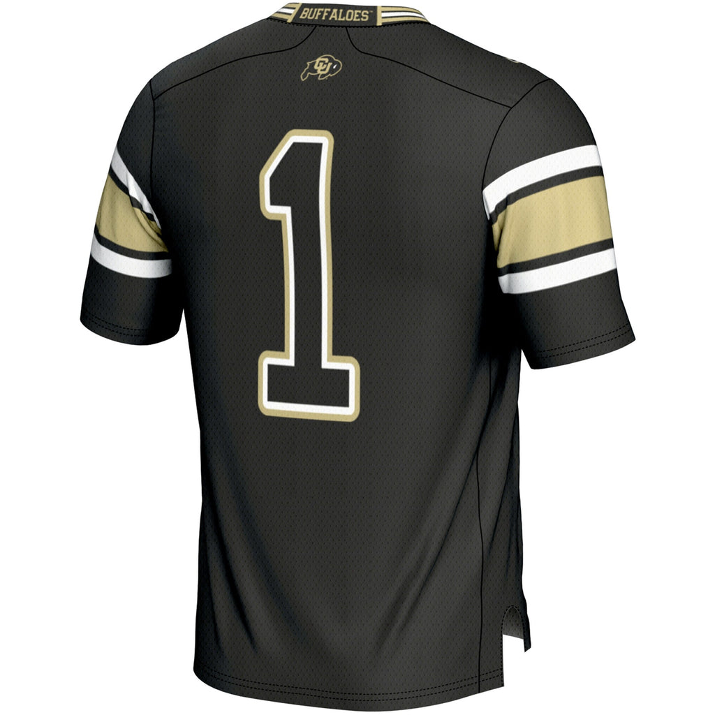 GameDay Greats #1 Black Colorado Buffaloes Endzone Football Jersey