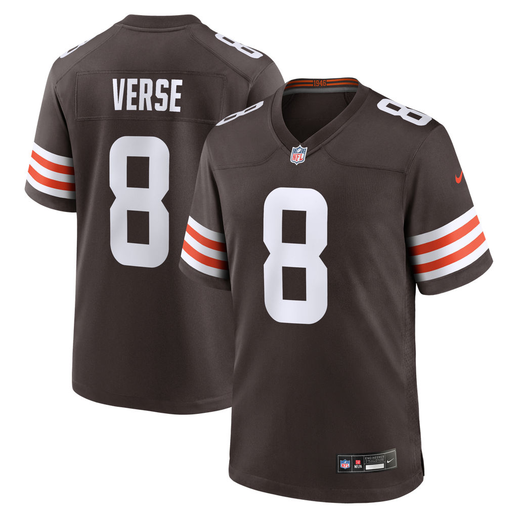 Cleveland Browns Jared Verse Nike Brown Nike Game Jersey