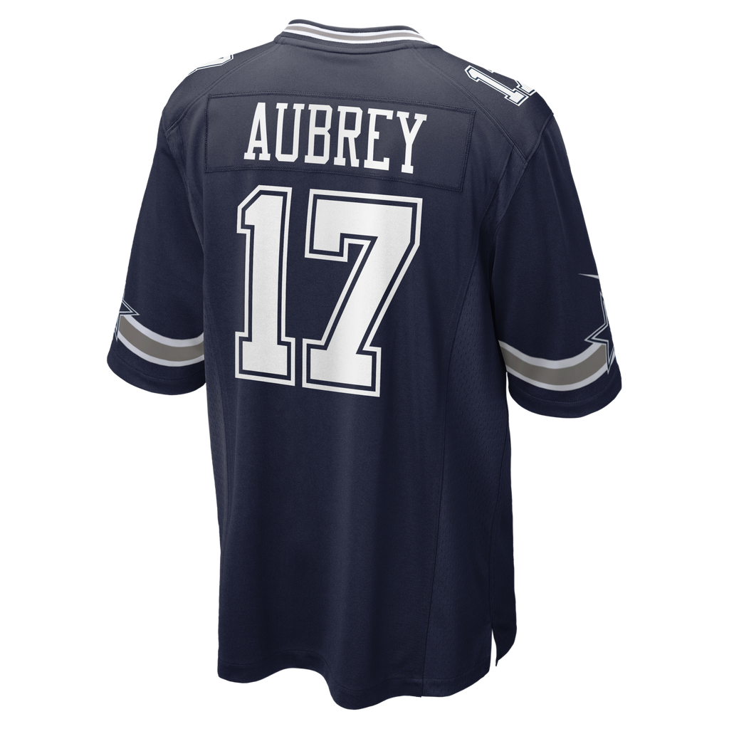 Dallas Cowboys Brandon Aubrey Nike Navy Team Game Jersey