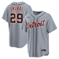 Detroit Tigers Tarik Skubal Nike Gray Road Replica Jersey