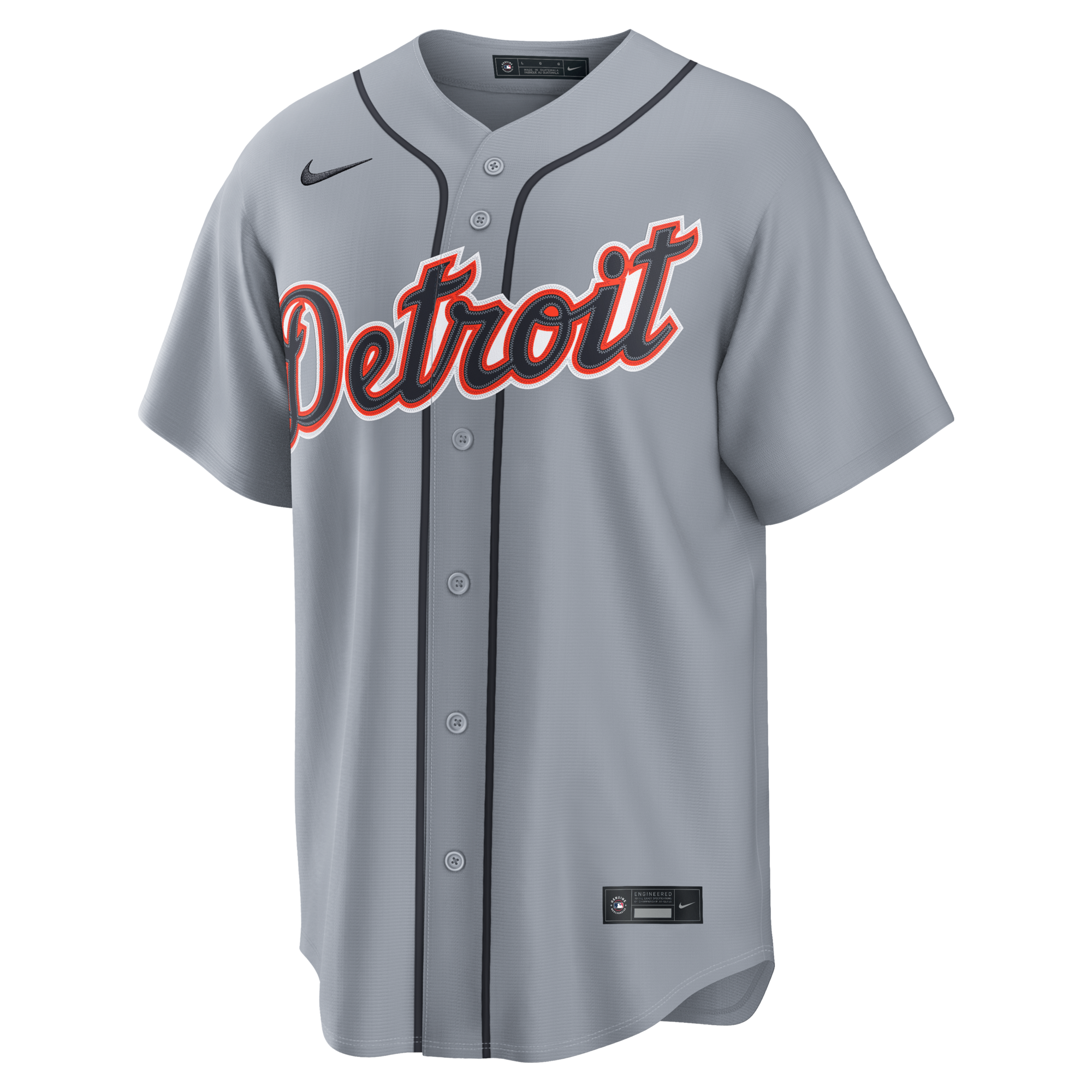 Detroit Tigers Tarik Skubal Nike Gray Road Replica Jersey