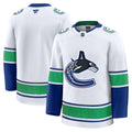 Vancouver Canucks Fanatics White Away Premium Jersey
