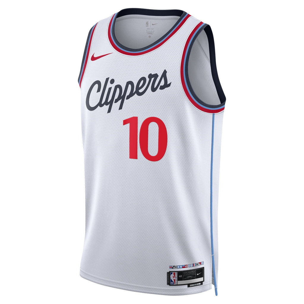 Los Angeles Clippers Nike Association Edition Swingman Jersey - White - Darius Garland