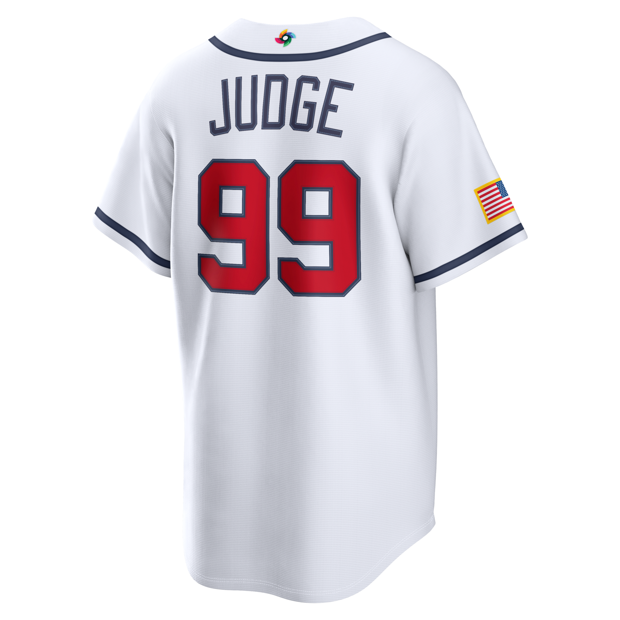 USA Baseball Aaron Judge Nike White 2026 World Baseball Classic Home Stadium Jersey