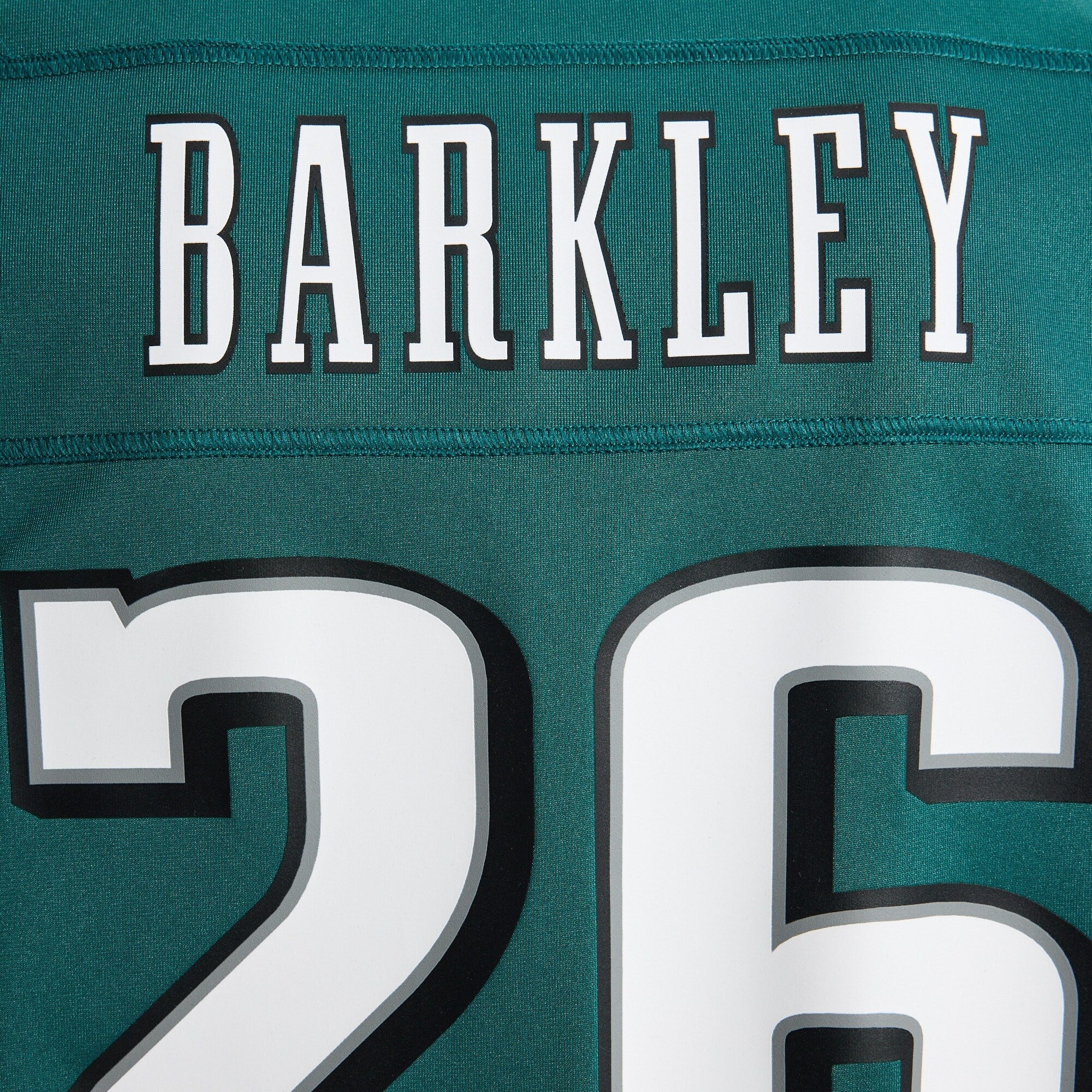 Philadelphia Eagles Saquon Barkley Nike Midnight Green Team Game Jersey