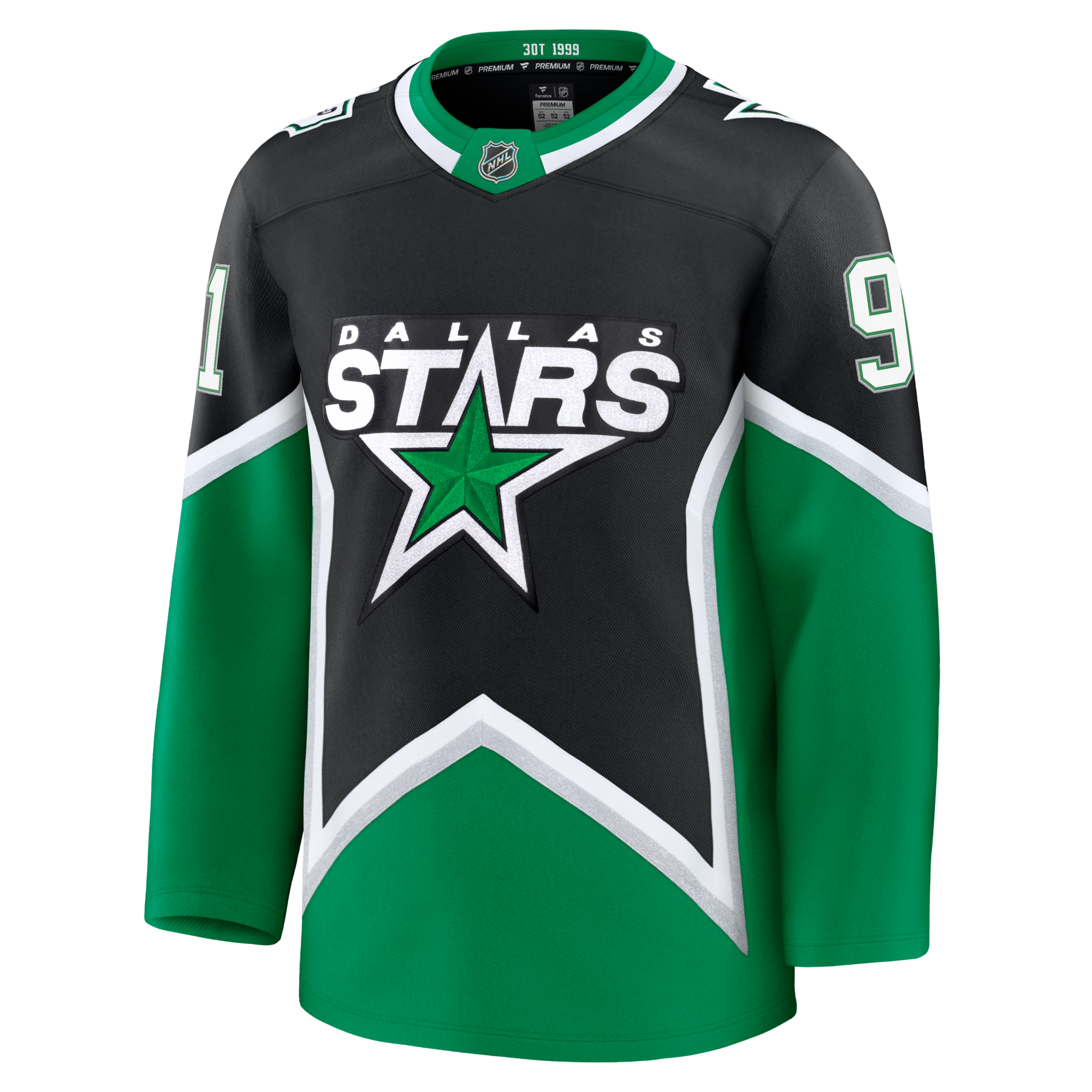 Dallas Stars Tyler Seguin Fanatics Black Alternate Premium Jersey