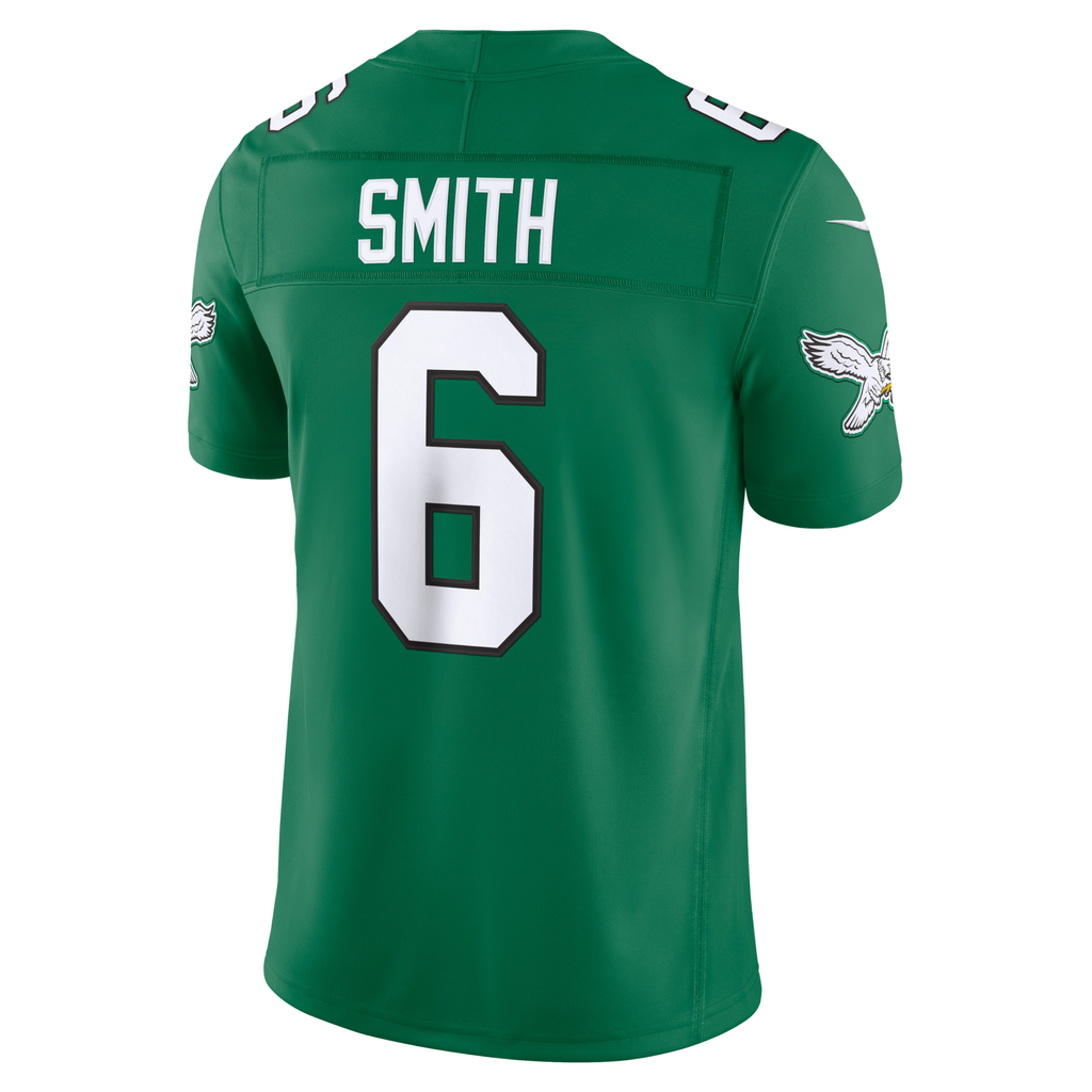 Philadelphia Eagles DeVonta Smith Nike Kelly Green Alternate Vapor F.U.S.E. Stitched Limited Jersey