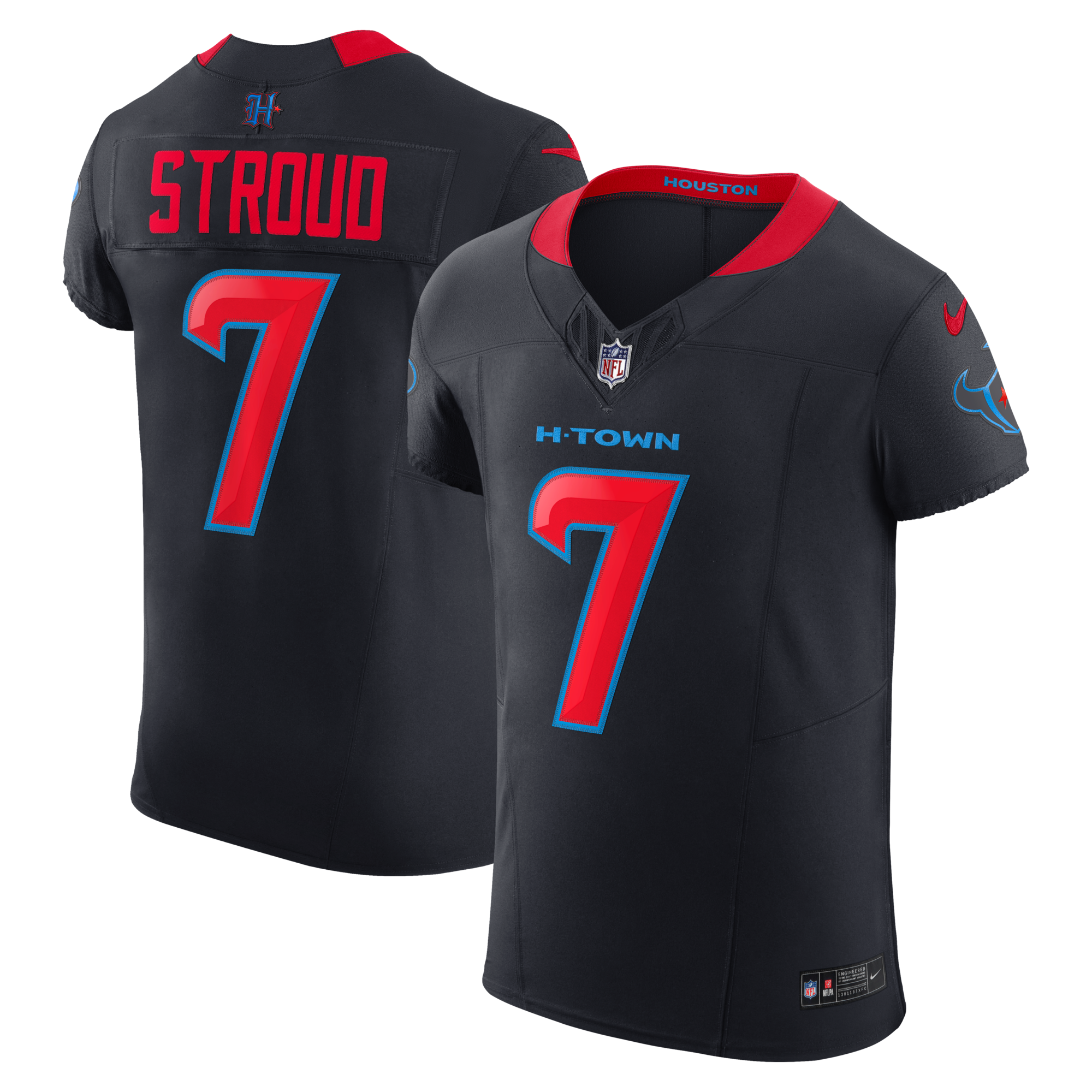Houston Texans C.J. Stroud Nike Navy Alternate 2 Vapor F.U.S.E. Elite Jersey