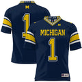 GameDay Greats #1 Navy Michigan Wolverines Football Jersey