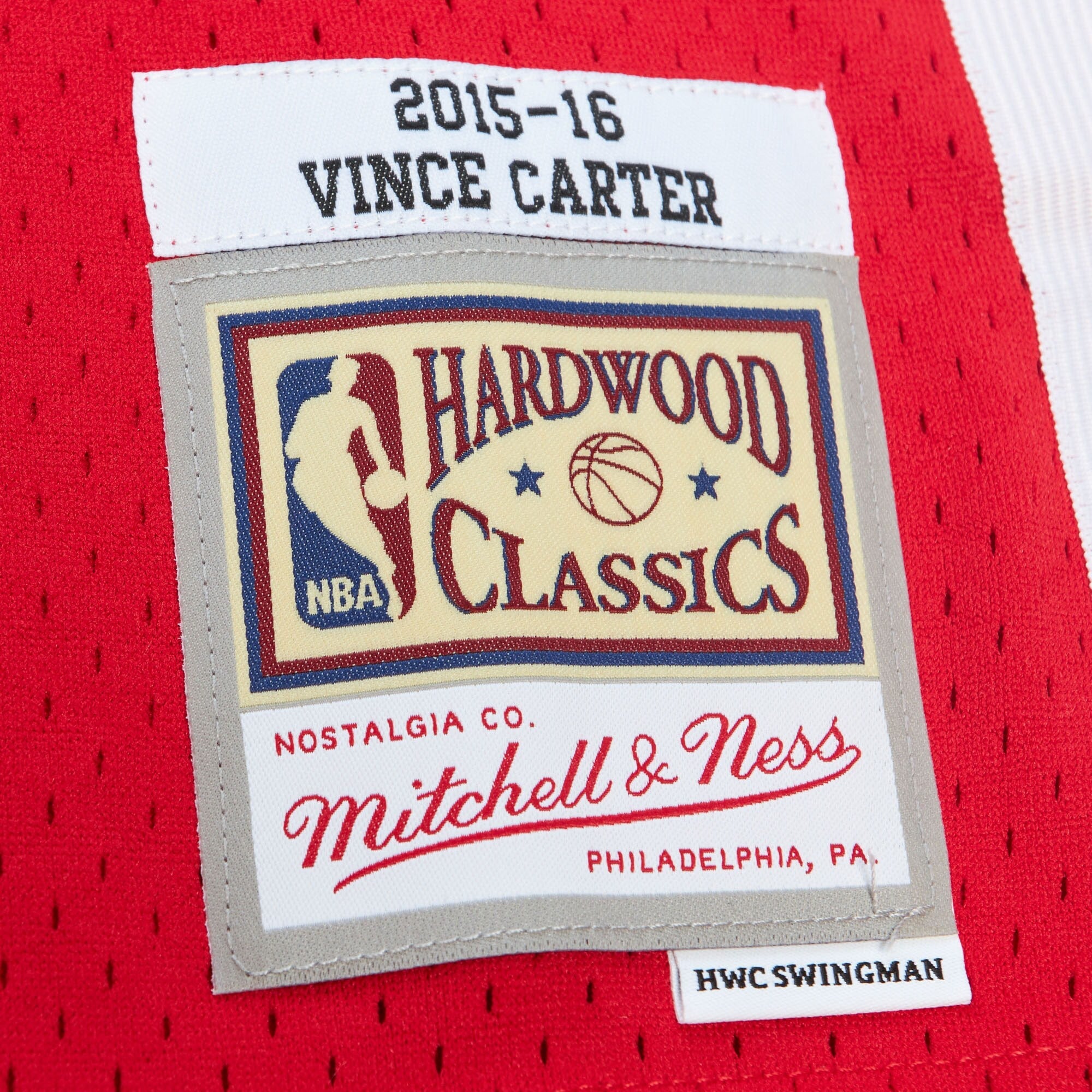 Memphis Grizzlies Mitchell & Ness Vince Carter 2015 Hardwood Classics Authentic Jersey - Red