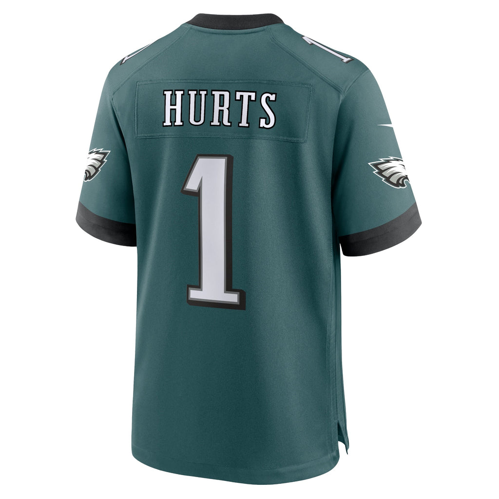 Philadelphia Eagles Jalen Hurts Nike Midnight Green Team Game Jersey