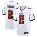 Tampa Bay Buccaneers Emeka Egbuka Nike White Game Jersey
