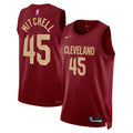 Cleveland Cavaliers Nike Icon Edition Swingman Jersey - Maroon - Donovan Mitchell