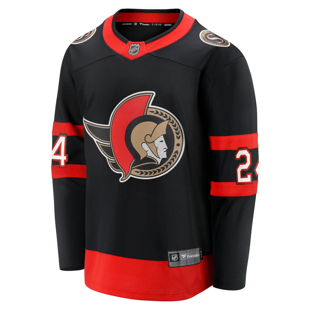 Ottawa Senators Dylan Cozens Fanatics Black Home Breakaway Jersey