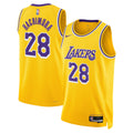 Los Angeles Lakers Nike Icon Edition Swingman Jersey - Gold - Rui Hachimura
