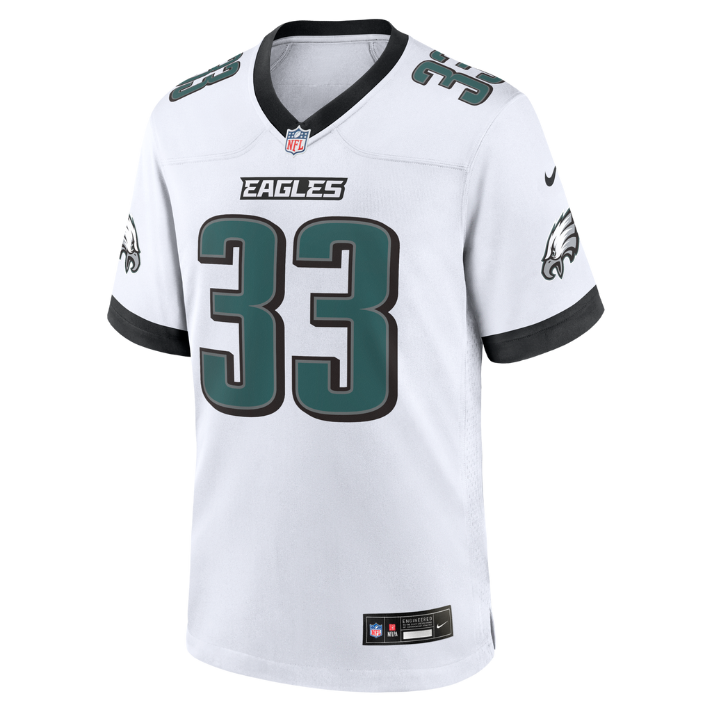 Philadelphia Eagles Cooper DeJean Nike White Game Jersey