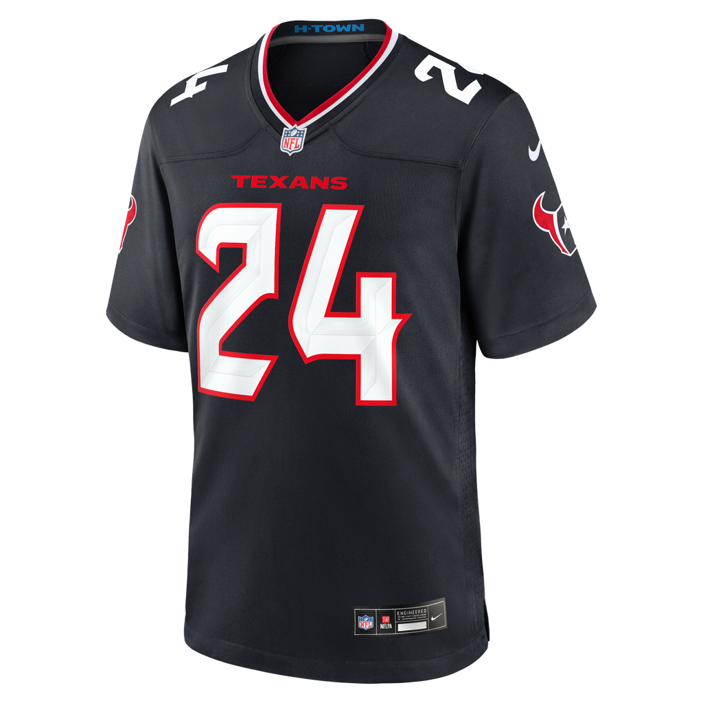 Houston Texans Derek Stingley Jr. Nike Navy Game Jersey