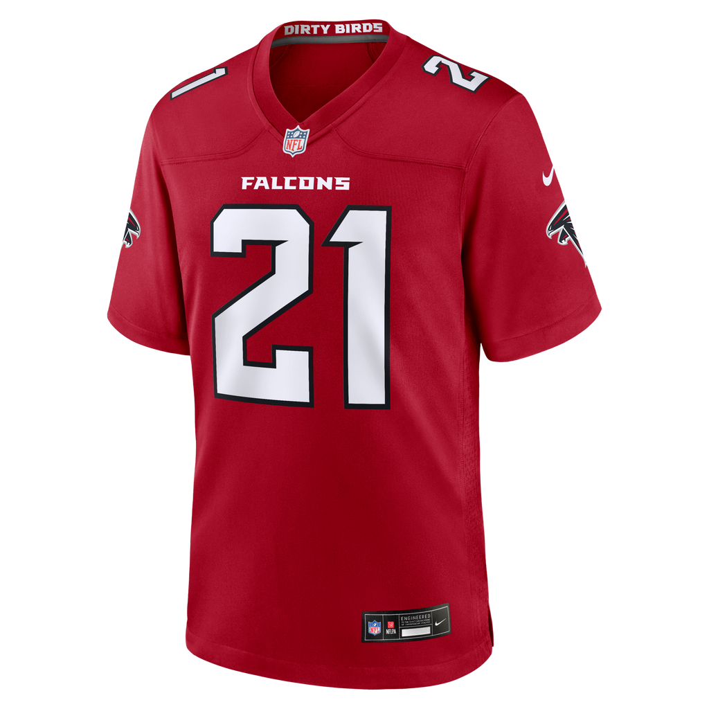 Atlanta Falcons Deion Sanders Nike Red Retired Player Game Jersey