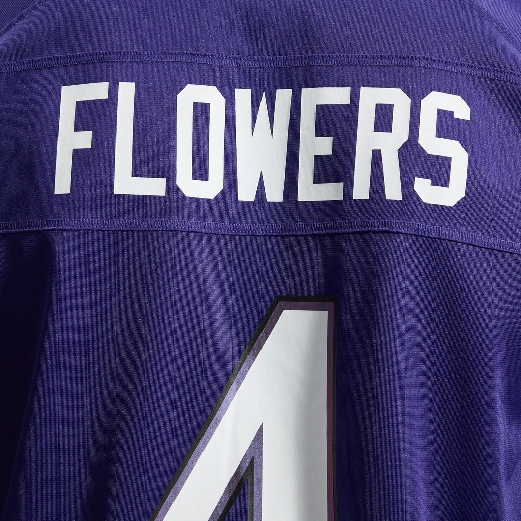 Baltimore Ravens Zay Flowers Nike Purple Team Game Jersey