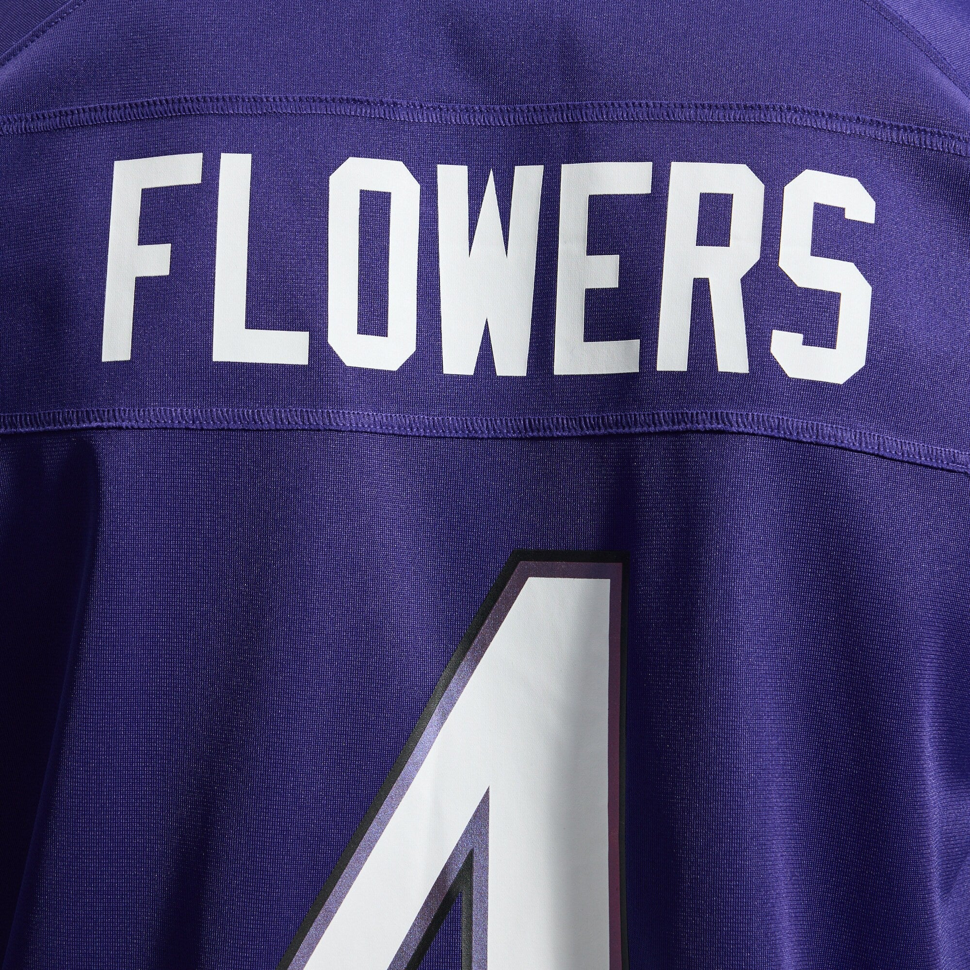Baltimore Ravens Zay Flowers Nike Purple Team Game Jersey