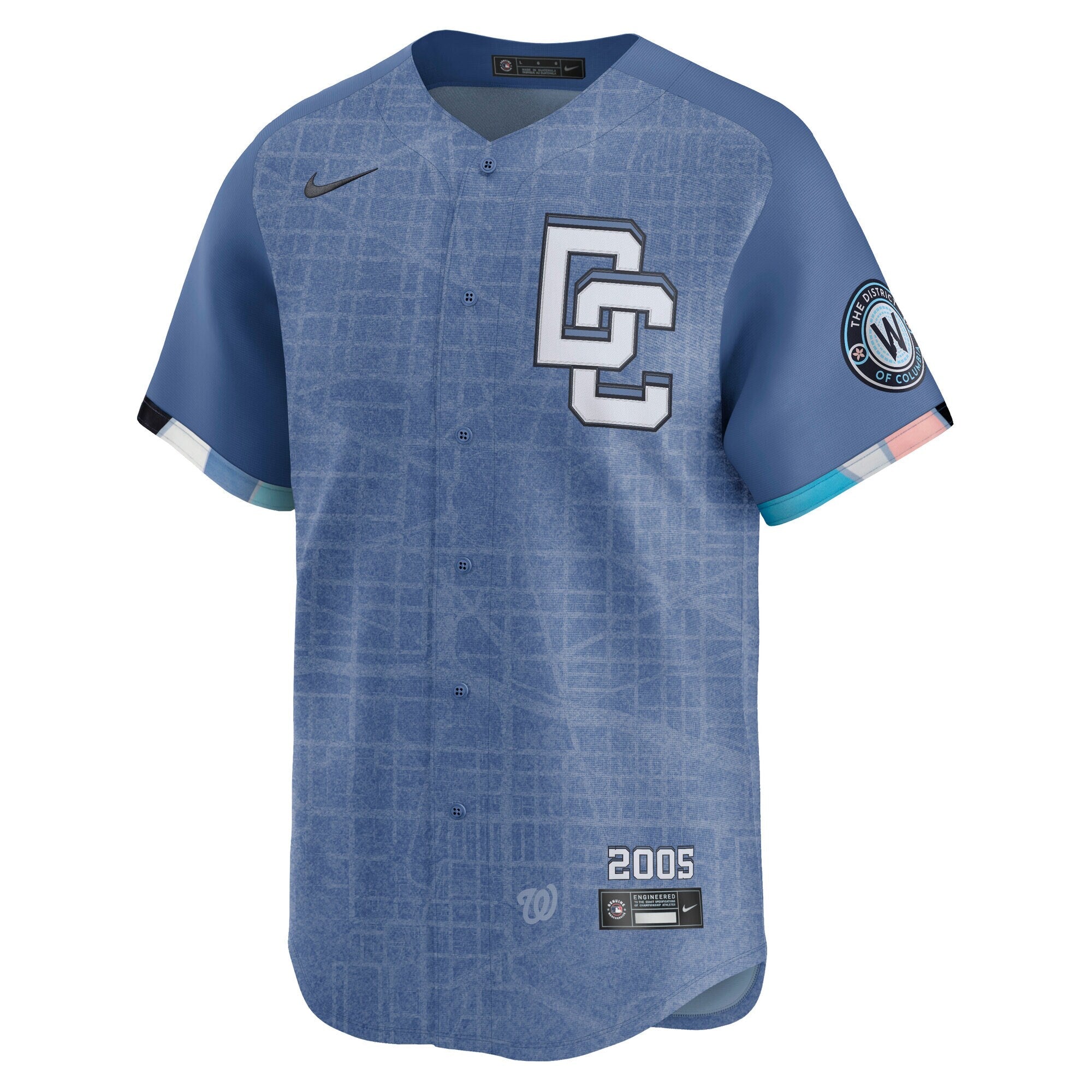 Washington Nationals CJ Abrams Nike Blue 2025 City Connect Limited Jersey