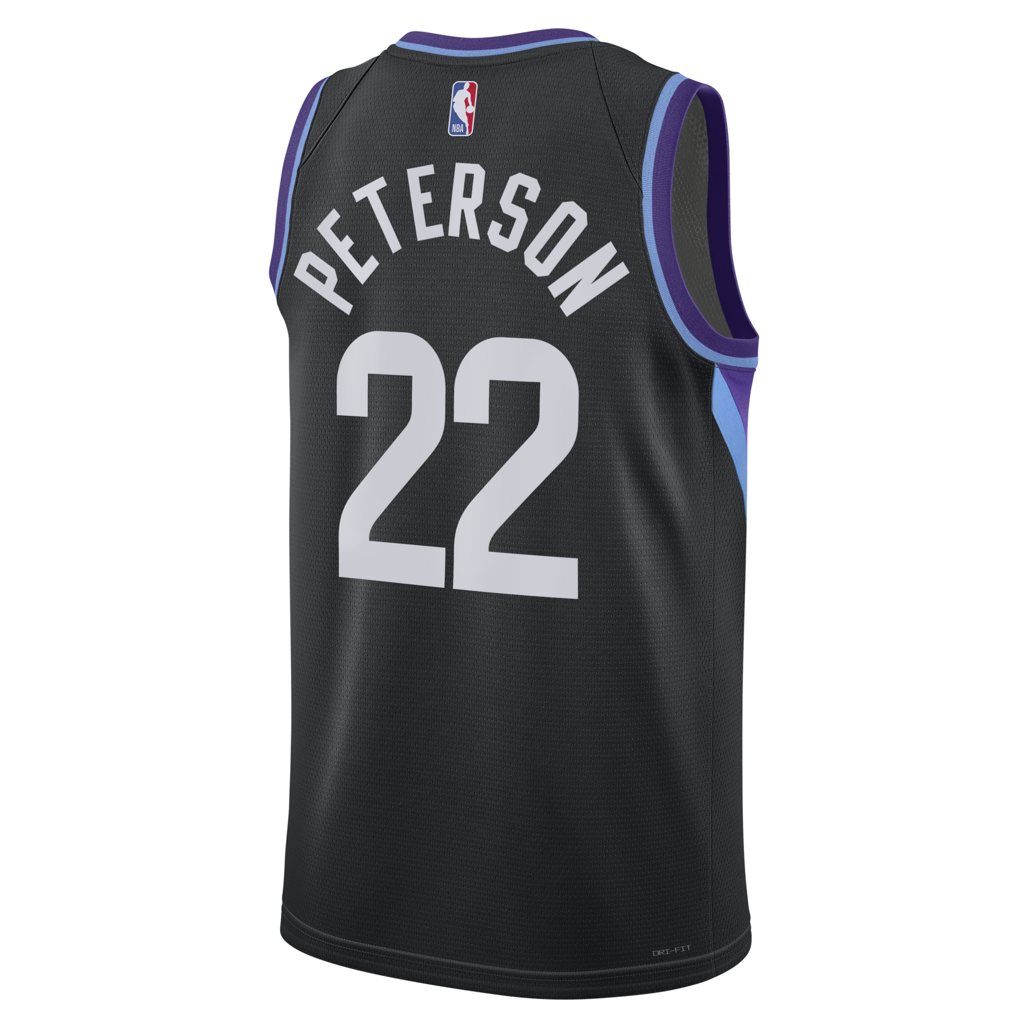 Utah Jazz Jordan Brand Statement Edition Swingman Jersey - Black - Darryn Peterson -