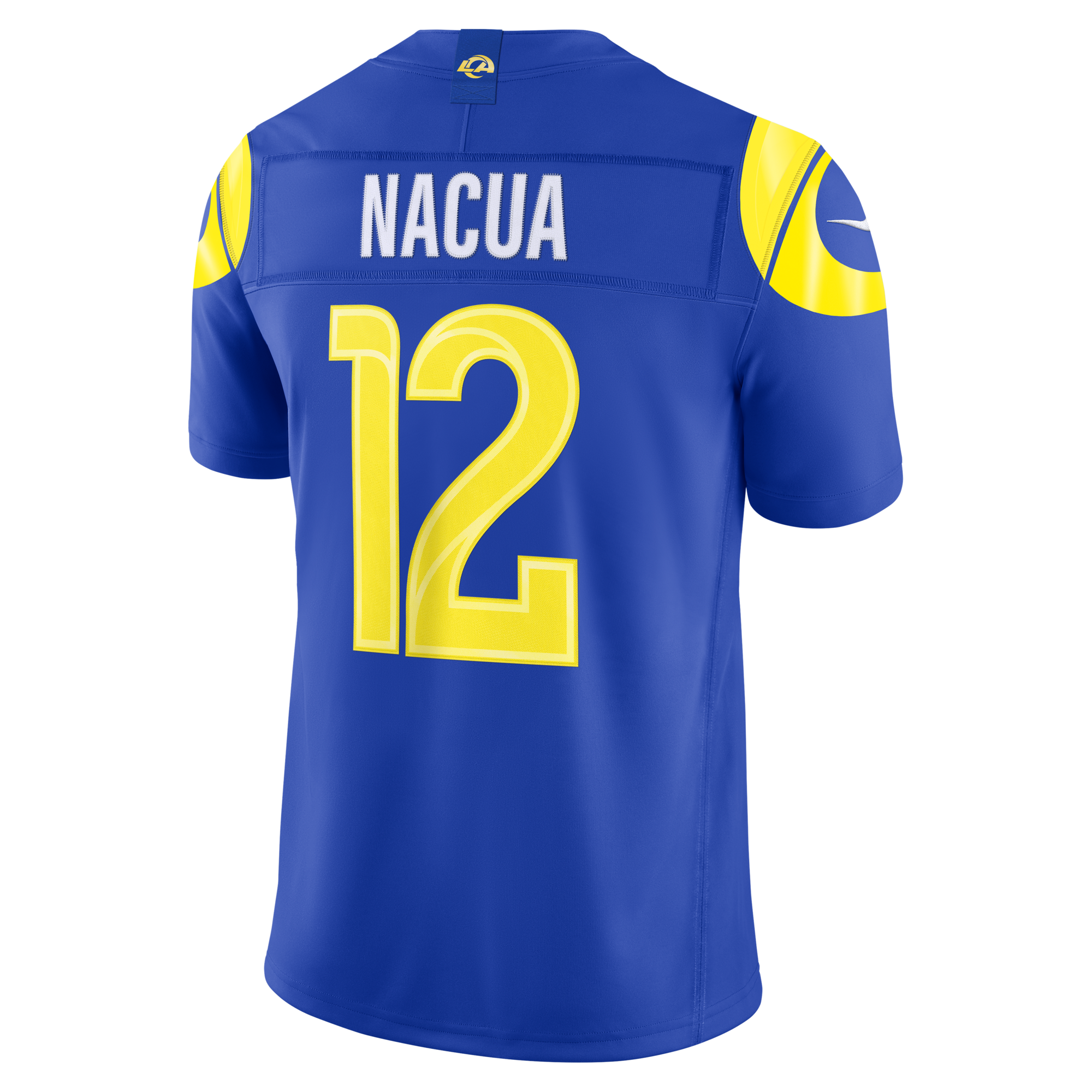 Los Angeles Rams Puka Nacua Nike Royal Team Vapor F.U.S.E. Stitched Limited Jersey