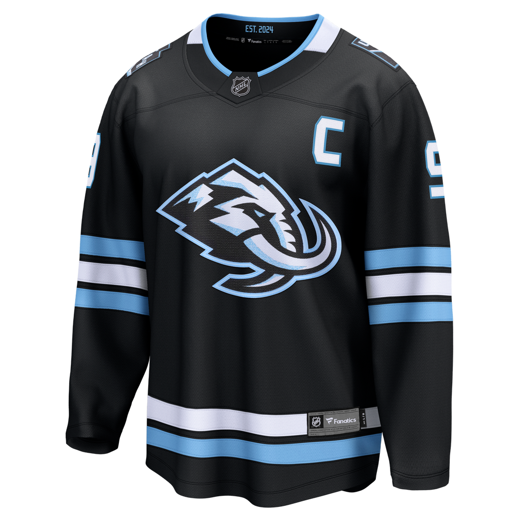 Utah Mammoth Clayton Keller Fanatics Black Home Breakaway Jersey
