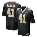 New Orleans Saints Alvin Kamara Nike Black Game Jersey