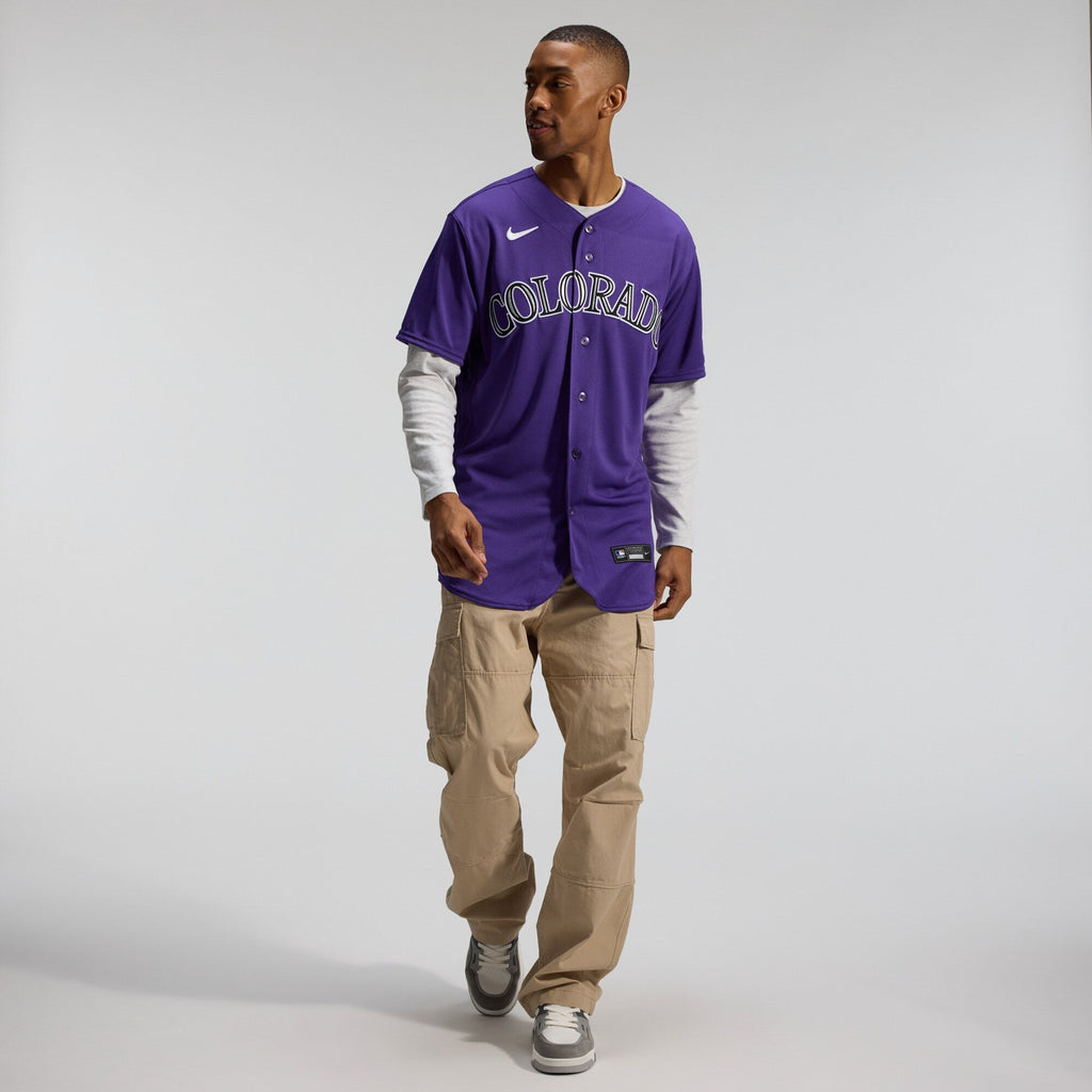 Colorado Rockies Nike Purple Alternate Authentic Jersey