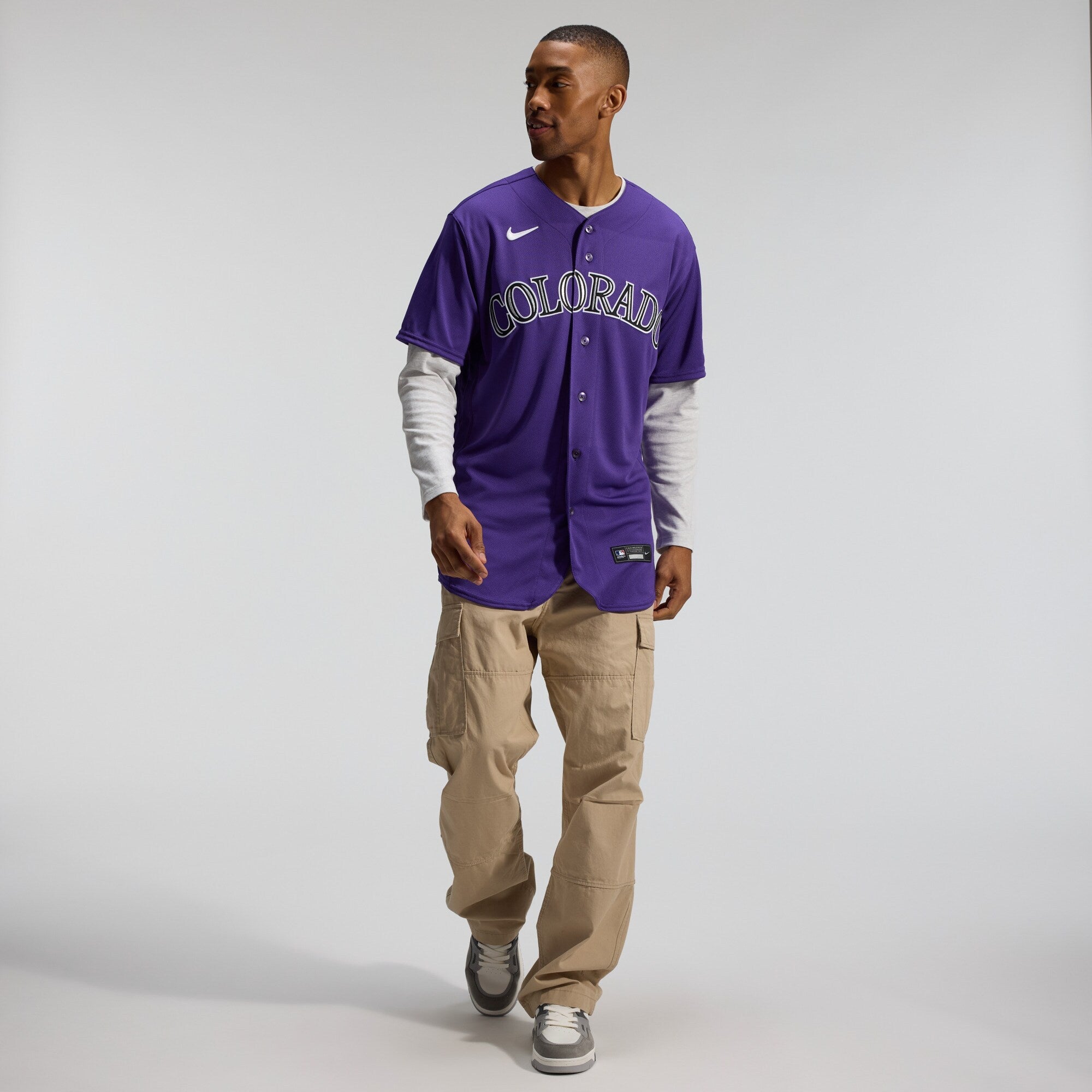 Colorado Rockies Nike Purple Alternate Authentic Jersey