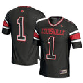 GameDay Greats #1 Black Louisville Cardinals Football Jersey