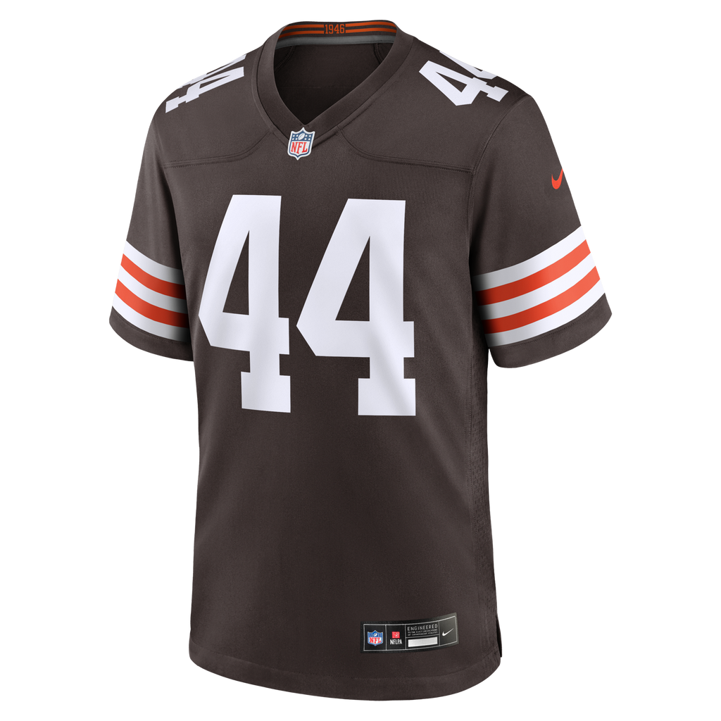Cleveland Browns Leroy Kelly Nike Brown Game Retired Player Jersey