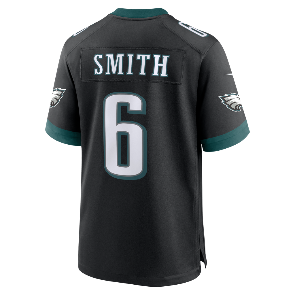 Philadelphia Eagles DeVonta Smith Nike Black Alternate Game Jersey