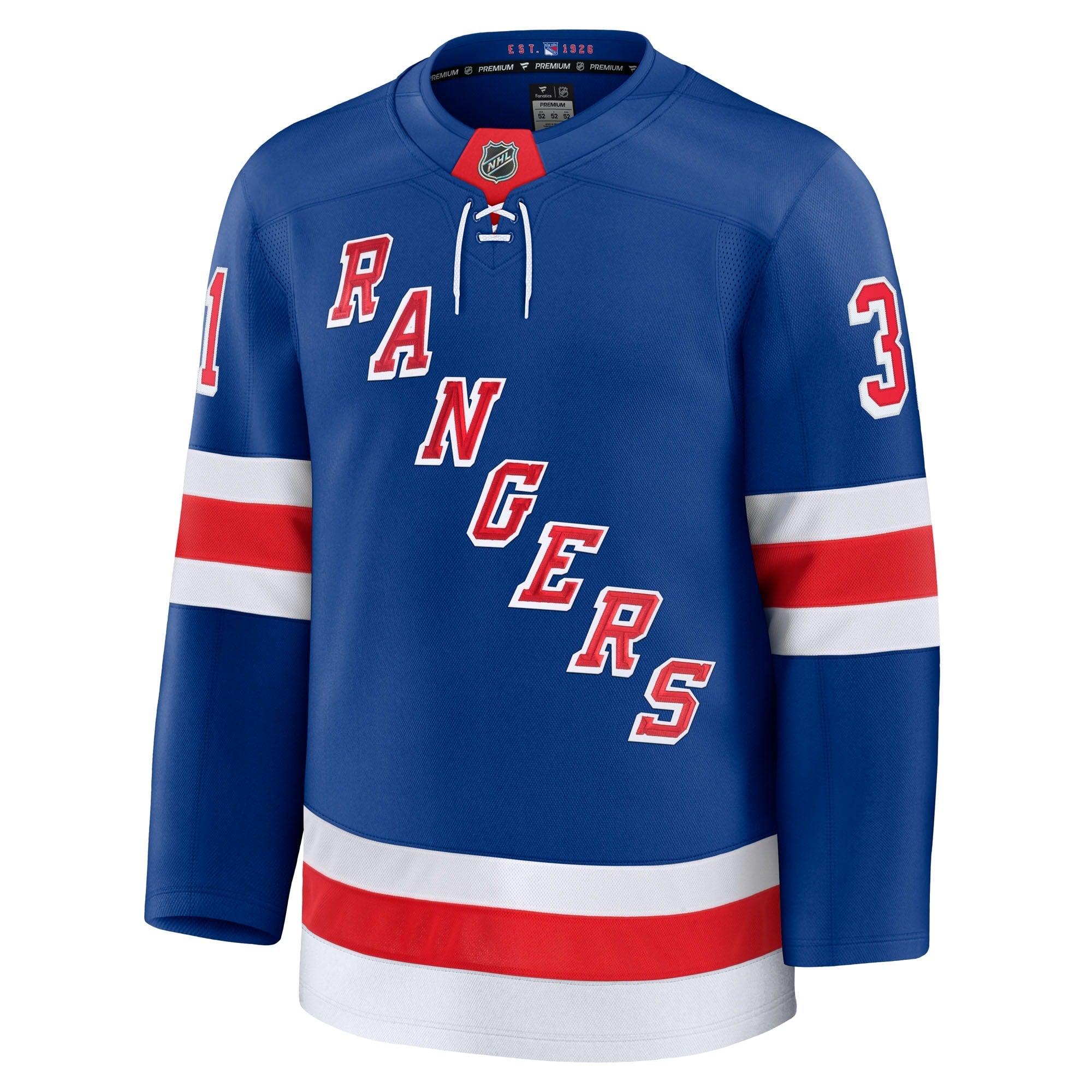 New York Rangers Igor Shesterkin Fanatics Blue Home Premium Jersey