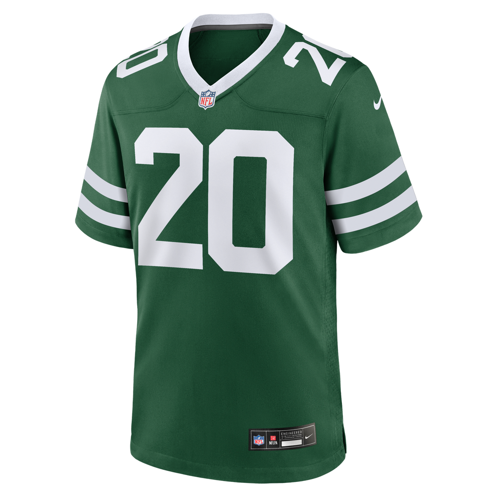 New York Jets Breece Hall Nike Legacy Green Game Jersey