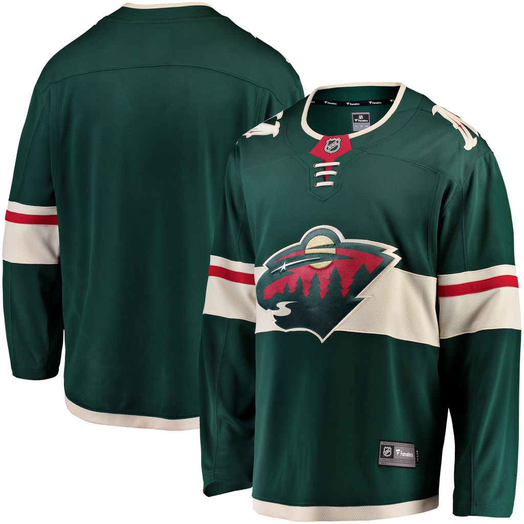 Minnesota Wild Fanatics Green Home Breakaway Jersey
