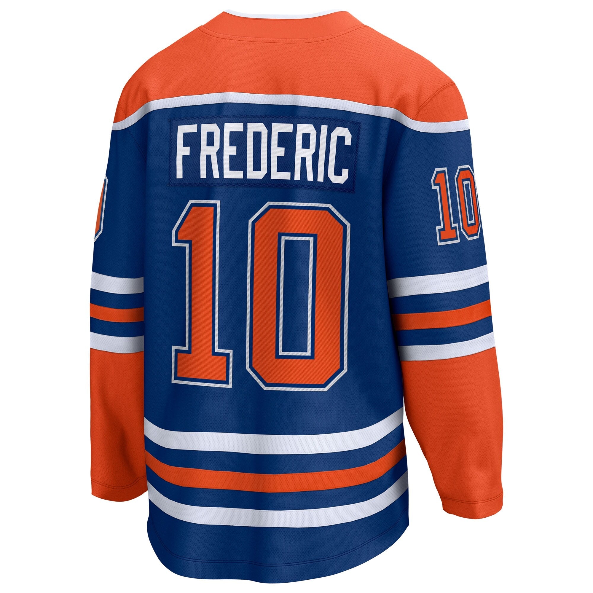 Edmonton Oilers Trent Frederic Fanatics Royal Home Breakaway Jersey