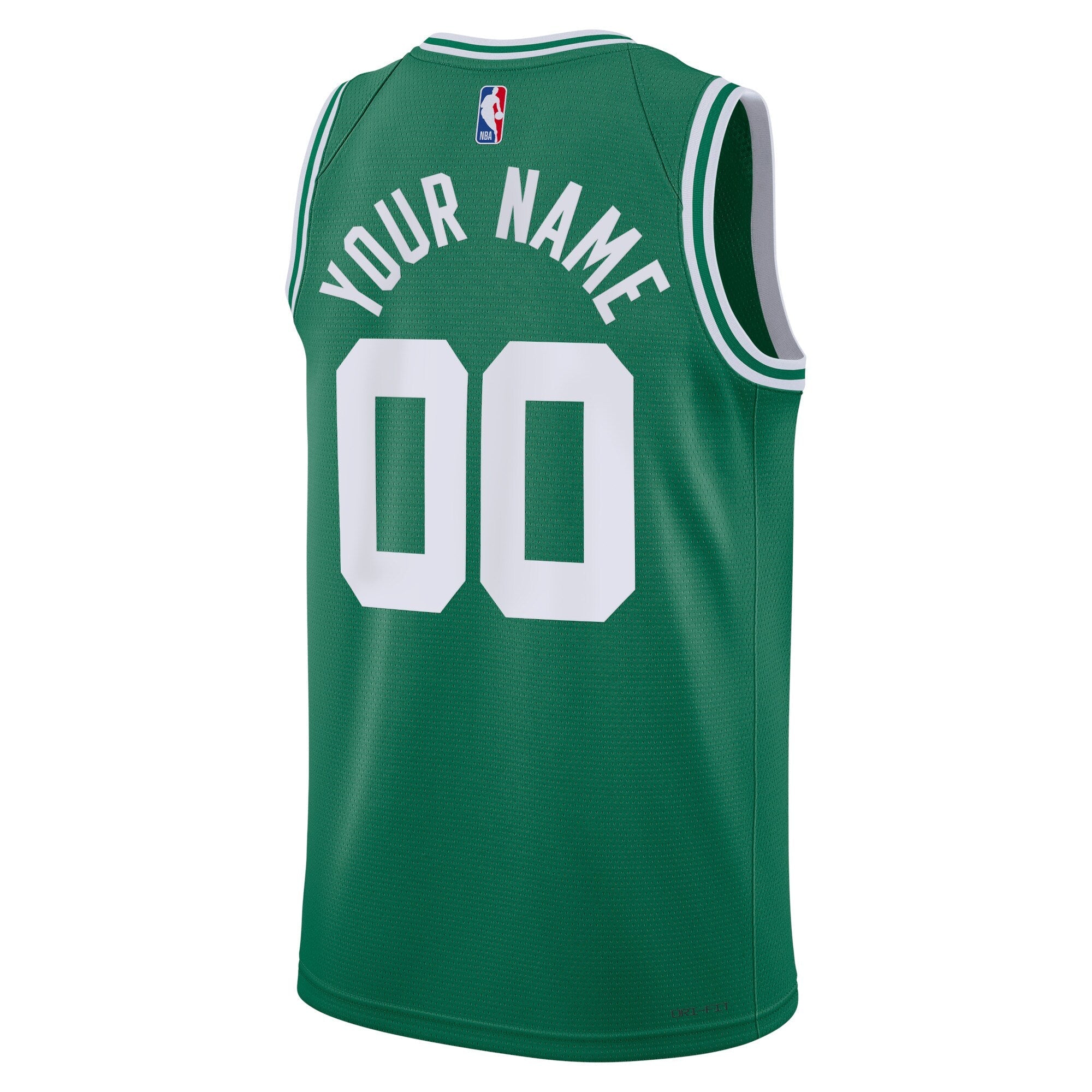 Boston Celtics Nike Icon Edition Swingman Jersey - Kelly Green - Custom