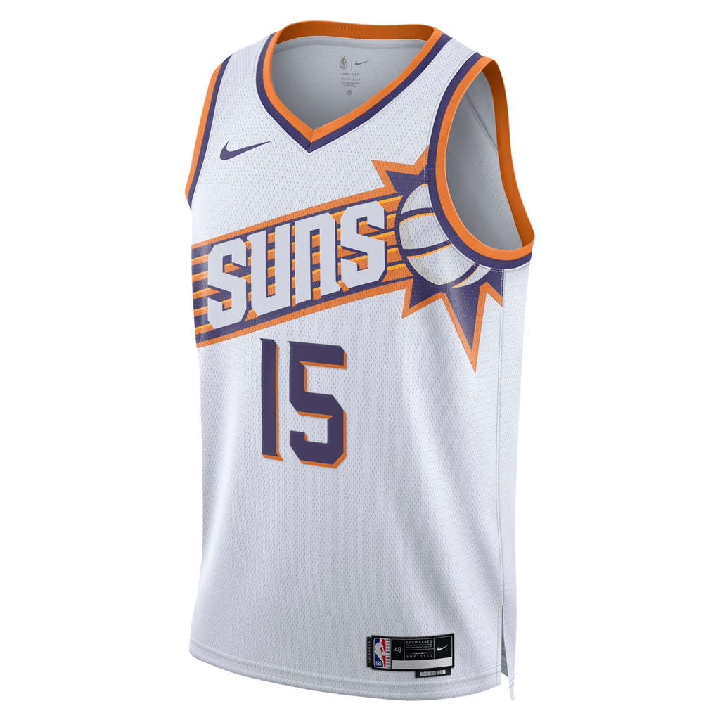 Phoenix Suns Nike Association Edition Swingman Jersey - White - Devin Booker