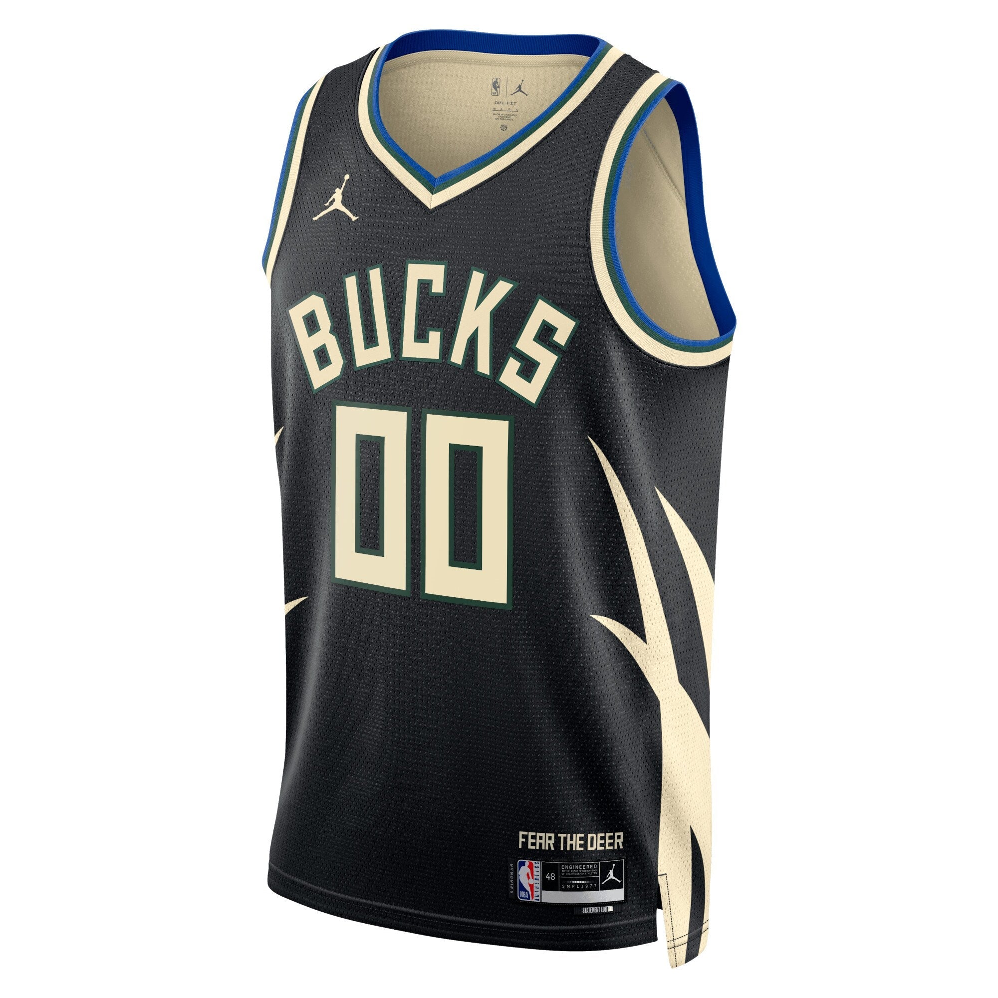 Milwaukee Bucks Jordan Statement Swingman Jersey - Custom