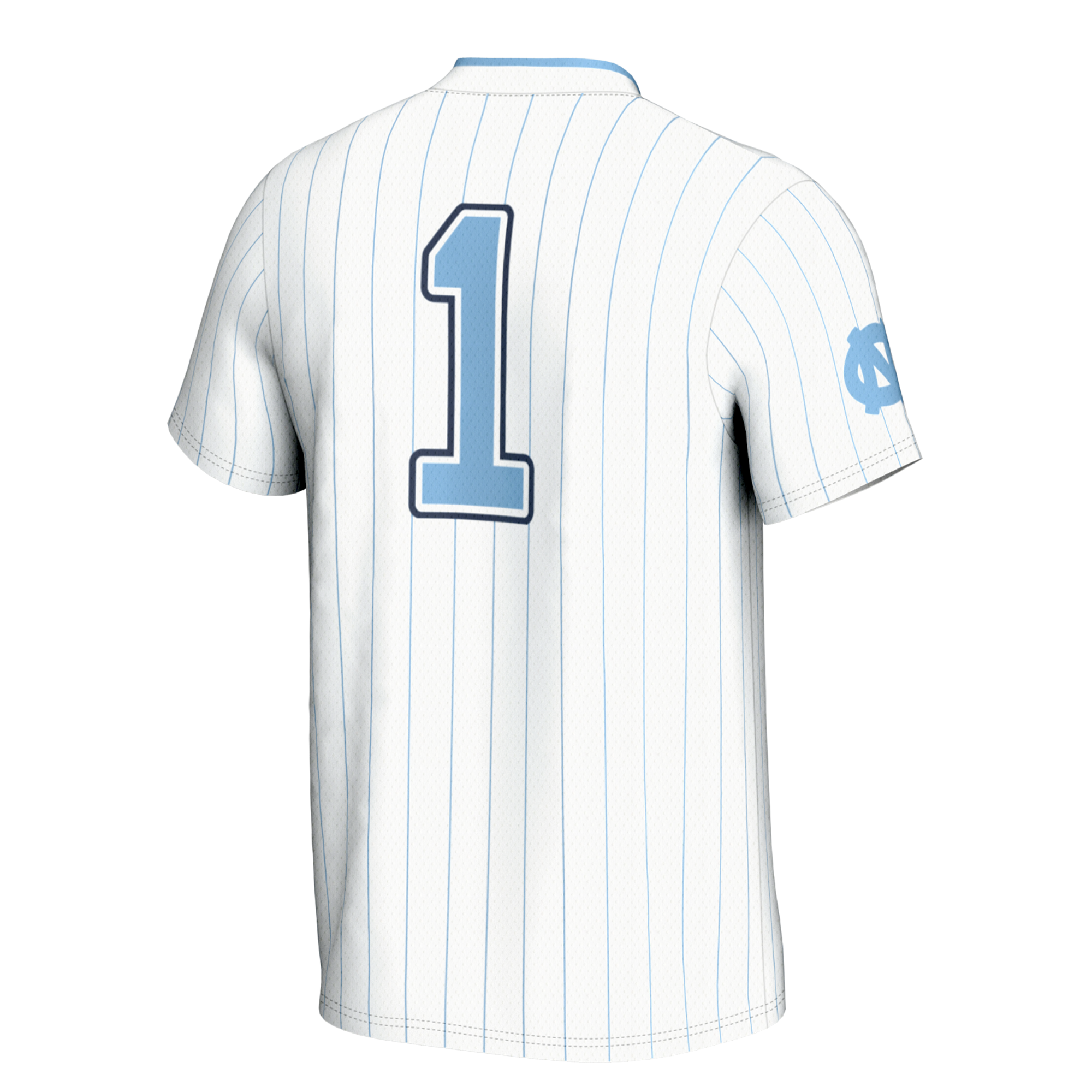 GameDay Greats #1 White North Carolina Tar Heels Lightweight Softball Jersey